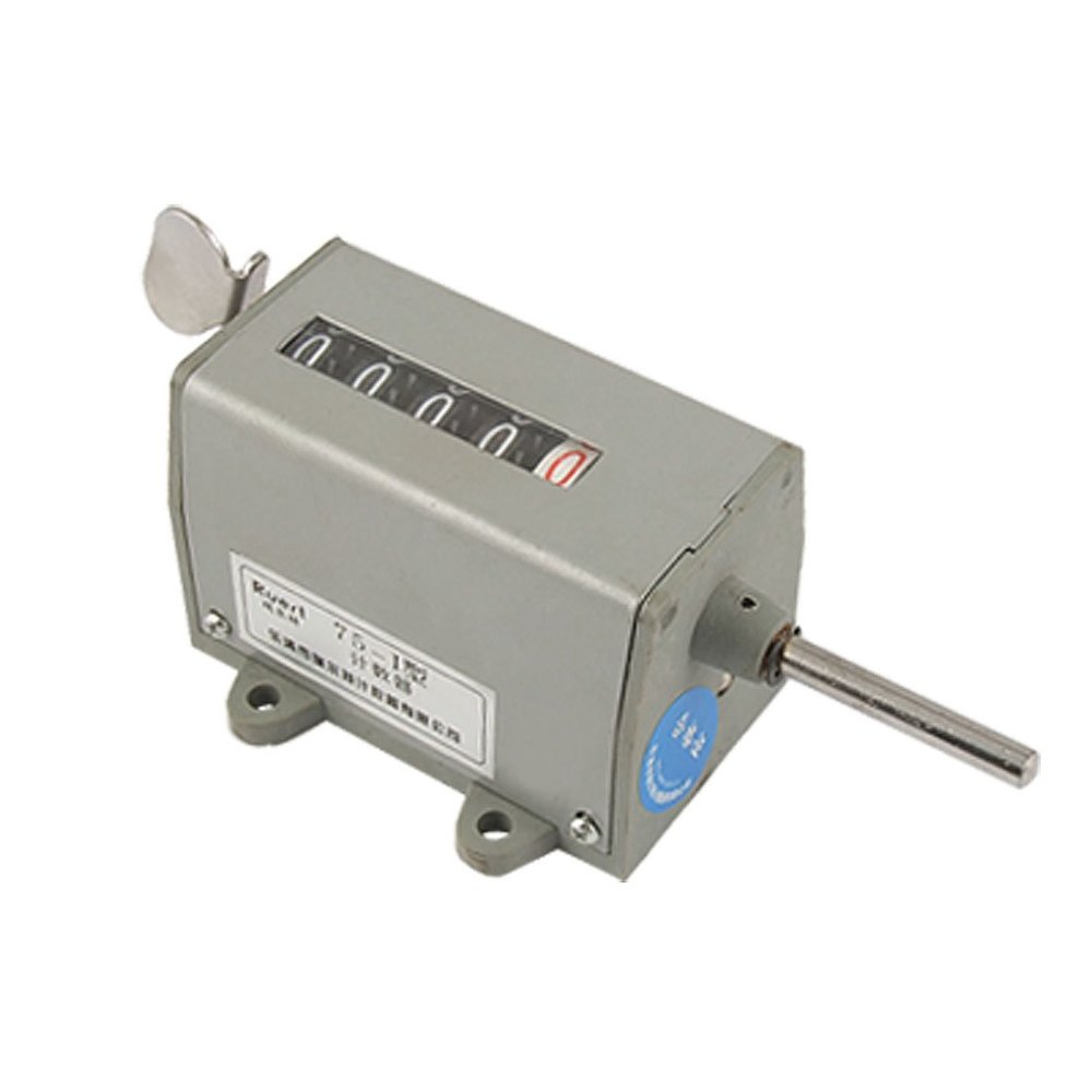 Ruilogod ClockWise 5-Digit Resettable Rotary Counter