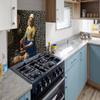 MuchoWow Kitchen Splashback Aluminum Poster 90 x 60 cm, The Milkmaid by Vermeer with Panther Print view 4