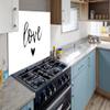 MuchoWow Kitchen Splashback Aluminum Poster 90 x 60 cm Love – Quotes – Sayings view 4