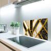 MuchoWow Kitchen Splashback Aluminum Panel, Marble Luxury Design, 90 × 45 cm view 2