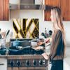 MuchoWow Kitchen Splashback Aluminum Panel, Marble Luxury Design, 90 × 45 cm view 3