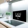 MuchoWow Kitchen Backsplash Aluminum Poster 90 x 45 cm Partner - Sayings - Quotes - I Believe in You view 2