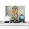 MuchoWow Kitchen Backsplash Aluminum Poster 90 x 45 cm, Vintage Gym Rope view 1