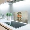 MuchoWow Kitchen Backsplash Aluminum Poster 90 x 45 cm, Vintage Gym Rope view 2