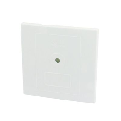 Ruilogod Square White Plastic CCTV Camera Housing Box, 8.6 x 8.6 x 4 cm