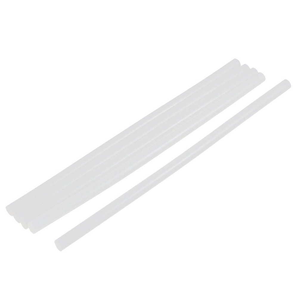 Ruilogod Hot-Melt Adhesive Glue Sticks, 200 x 7 mm, 5-Pack, for Electric Glue Guns