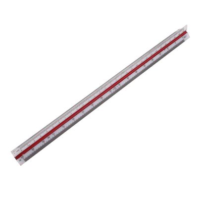 Ruilogod Triangular Scale Ruler, 1:100, 1:200, 1:250, 1:300, 1:400, 1:500, Metric Tool