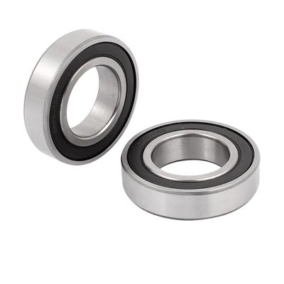 Ruilogod Steel Low-Noise Low-Speed Deep Groove Ball Bearings 25 x 52 x 15 mm, 2 Pieces
