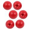 Ruilogod 6-Piece M6 x 30 mm Plastic Ball Machine Tool Accessory Console Handles, Red view 1