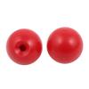 Ruilogod 6-Piece M6 x 30 mm Plastic Ball Machine Tool Accessory Console Handles, Red view 2