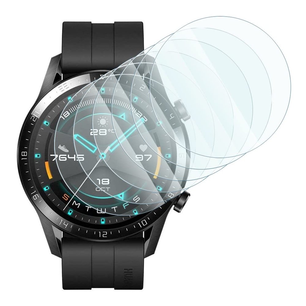 Karylax - 6-Pack Flexible Glass Screen Protectors, 9H, for Amazfit Zepp Z