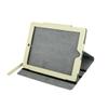 Ruilogod Beige Plaid-Pattern Leather Box Cover for C-203 view 1