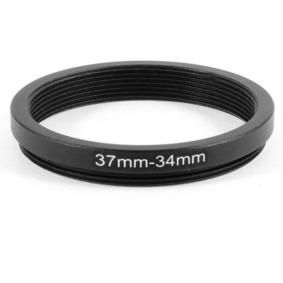 Ruilogod 37mm to 34mm Black Ring Adapter for Camera