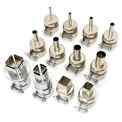 12-Piece Steel Nozzle Set for 850 Hot Air Rework Stations, 22 mm