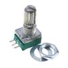 RELAND SUN 5-Pack RK097N 50K Single 3-Pin Potentiometers, 15 mm Shaft view 1