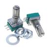 RELAND SUN 5-Pack RK097N 50K Single 3-Pin Potentiometers, 15 mm Shaft view 3