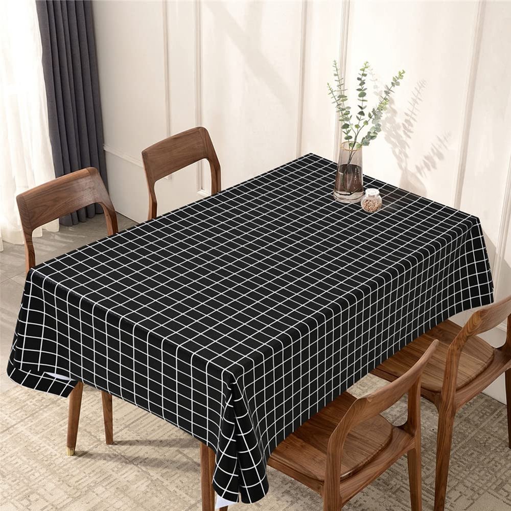 Chickwin Washable Waterproof PVC Tablecloth, Rectangular, 140 x 220 cm, Pattern 2