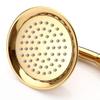 Winskybath Gold-Tone Brass Handheld Showerhead, 98 mm, Victorian Style view 3