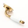 Winskybath Gold-Tone Brass Handheld Showerhead, 98 mm, Victorian Style view 4