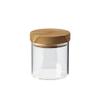 Brard 1,500 ml Storage Jar with Olive Wood Lid, Borosilicate Glass view 3