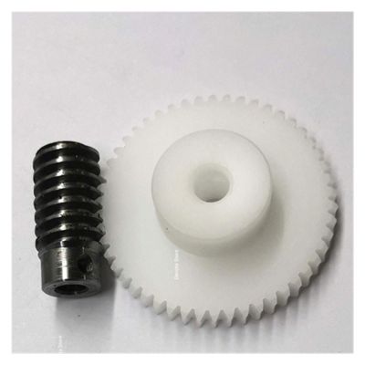 TANGJIANCHENG 0.8 m 1:1 Precision Worm Gear Set, POM, 20/30/40/50 Teeth