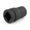Ruilogod Black CR-V Steel 25 mm Square Drive Socket Repair Tool view 1