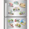 Wooden Refrigerator Magnet, USA Washington, D.C. 3D Landmark Design view 4
