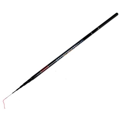Ruilogod 3.34 m 6-Section Black Non-Slip Layered-Grip Telescopic Fishing Rod