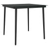 Bopdu 3-Piece Garden Dining Set, PE Rattan, Acacia Wood, Steel and Glass view 3