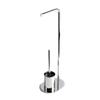 Kiamami Valentina Stand with Toilet Paper and Brush Holder, Oval Base view 1