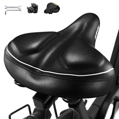 DAWAY C40i Extra-Wide Comfort Bike Saddle with Memory Foam