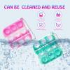 32-Piece Mini Silicone Keychain Squeeze Fidget Toys view 3
