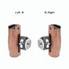 SZRIG Adjustable Wooden DSLR Camera Handle with M6 Rosette Mount and Hot Shoe, Right- or Left-Handed, Brown view 3