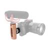 SZRIG Adjustable Wooden DSLR Camera Handle with M6 Rosette Mount and Hot Shoe, Right- or Left-Handed, Brown view 4