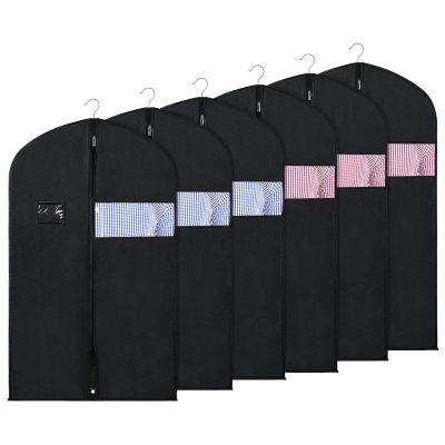 KEEGH Garment Bags for Storage and Travel, 101 cm, 6-Pack
