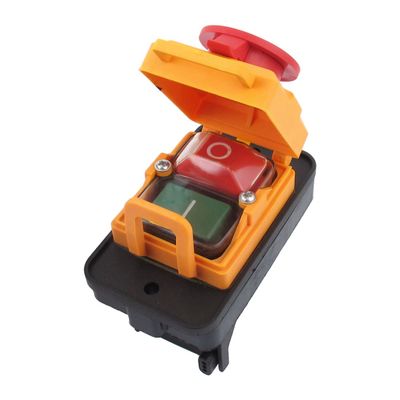 Ruilogod AC400V 10-Pin 2-Phase Locking Waterproof Motor Electromagnetic Switch