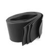 Ruilogod 2:1 Ratio 35 mm Dia. Polyolefin Heat Shrink Tubing, 0.5 m, Black, 4 Pieces view 1