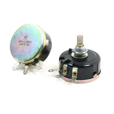 Ruilogod 1.5 kΩ Single-Turn Carbon-Composition Rotary Taper Potentiometer X2