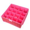 Ruilogod Underwear and Sock Folding Storage Box Organizer with Cover, 16 Compartments view 3