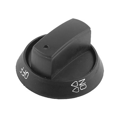 Ruilogod Black Plastic Oven Control Knob
