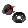 Ruilogod Black Plastic Oven Control Knob view 2