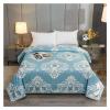 ASDFGHT Colorful Quilted Therapy Blanket with Cotton and Mulberry Silk, Summer, Washable, Thin and Breathable, Skin-Friendly (A, 220 x 240 cm, 2 kg) view 1