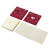 Ruilogod Paper Bird Pattern Wedding Party Place Card Cutout Design Dinner Invitation Cards, 10 Sets, Red view 1