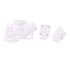 Ruilogod Plastic Outdoor Picnic Tablecloth Connector Clips, Clamps, Lid Holders, 8 Pieces, White view 1