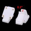 Ruilogod Plastic Outdoor Picnic Tablecloth Connector Clips, Clamps, Lid Holders, 8 Pieces, White view 2