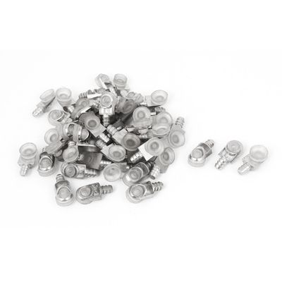 Ruilogod Home Glass Shelf Suction Cup Supports with 5 mm Metal Pins, 50-Pack