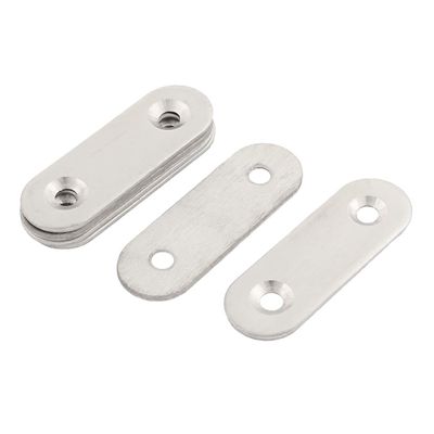 Ruilogod Flat Repair Mending Plates, Brackets, Connectors, 6 Pieces