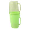 Ruilogod Plastic Household Storage Box, Toothpaste and Tool Holder, Green view 1