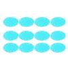 Ruilogod Silicone Non-Slip Heat-Resistant Bowl and Cup Coasters, Table Set, 12 Pieces, Blue view 1
