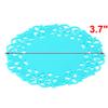 Ruilogod Silicone Non-Slip Heat-Resistant Bowl and Cup Coasters, Table Set, 12 Pieces, Blue view 2